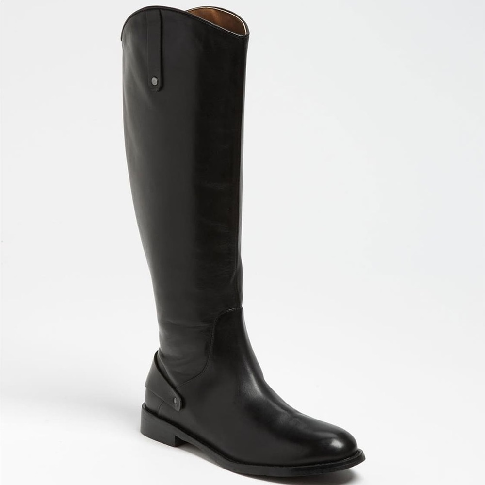 Halogen Keri Tall Riding Boots size 6 black